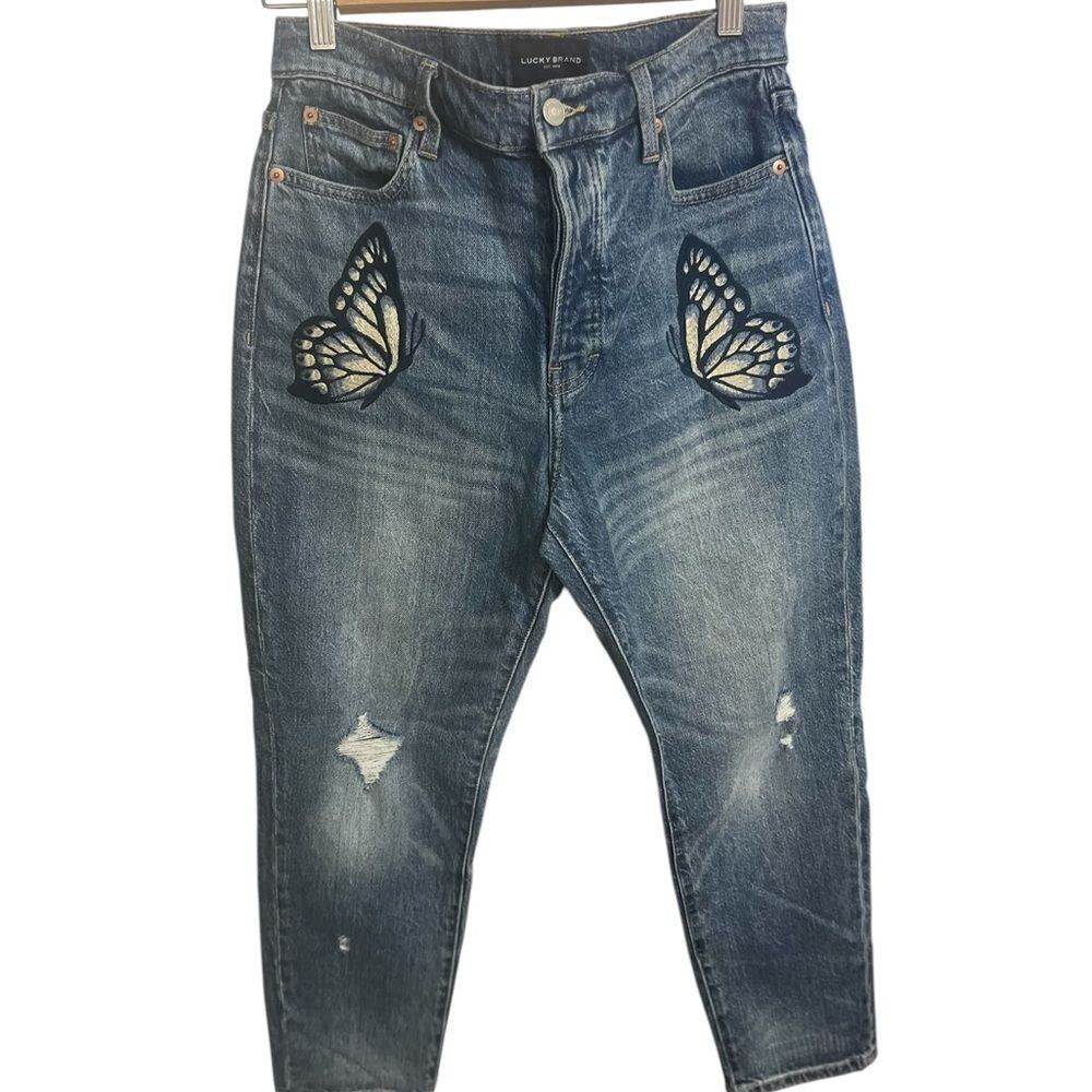 Lucky Brand Jeans Lucky Brand Jeans
Drew Mom High Rise Taper butterfly 6 28 - Picture 2 of 14